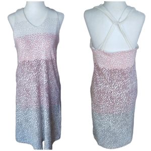 Title Nine  Strappy Racerback Confetti Print Dress